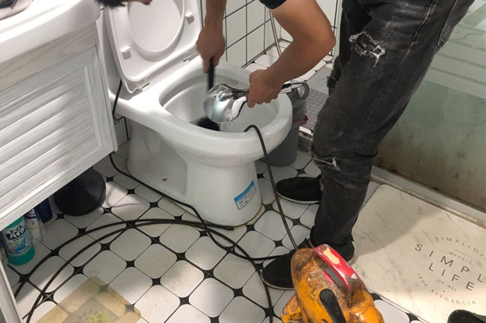 库伦疏通下水道