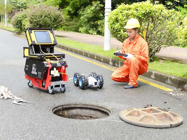 库伦管道机器人检测